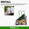 Rear Van Barn Door Awning Cover - Weather and Sun