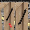 skysen 14" Fence gate Spring self Closing and Adjustable for