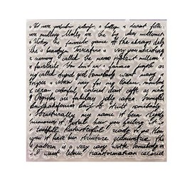 4.1 by 4.1 Inches Manuscripts Words Background Decoration Clear New Rubber Stamps for Scrapbooking Card Making Christmas Decors