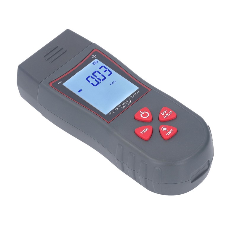 Digital Differential Pressure Gauge High Accuracy Air Gas Pressure Tester