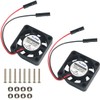 2pcs Raspberry Pi DC Brushless Cooling Fan Heatsink Cooling Radiator