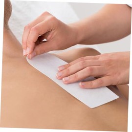 IMIKEYA 400 piezas Papel para Depilación de Cera No Tejido Tiras Desechables para Cara y Cuerpo Recortables Seguro para Piel Uso y Limpio