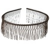 Hero Headband with Comb Brown Width 35mm Metal A49