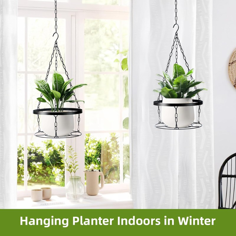 Hand Blown Glass Hummingbird Feeders for Outdoors with Hanging Planter(11