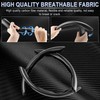 Amiss 3pcs Carbon Fiber Anti-Skid Steering Wheel Cover, Waterproof &