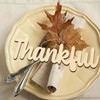 3 Pieces Wooden Grateful Thankful Blessed Wall Decor,Home Sign Wall