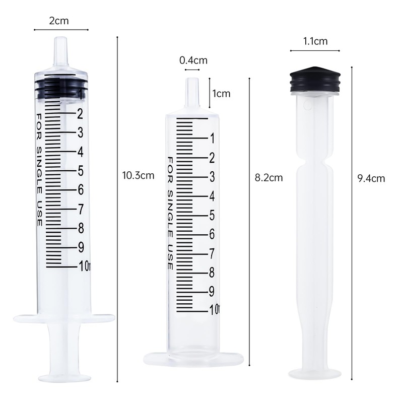 Gufastoe 10 x 10 ml syringe with protective caps for