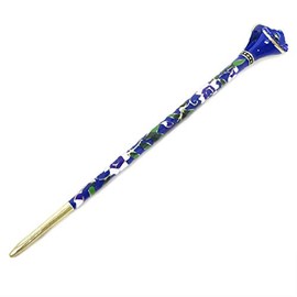 Honbay Cloisonn Vintage Hair Stick With Calla Chinese Traditional Style Fashion Hair Chopsticks Hairpin (Blue)