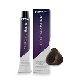 PRAVANA ChromaSilk Ash Tinte en Crema 6.1 Dark Ash Blonde 90 ml, Tinte para Cabello Permanente, 100% Cobertura de Canas, Color Intenso y Vibrante, Apo