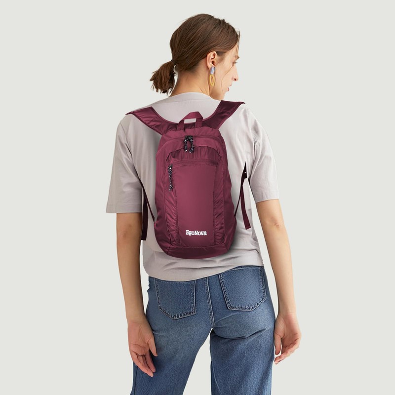 EgoNova Hiking Daypack, 12L Packable Backpack- Lightweight & Water-Resistant for