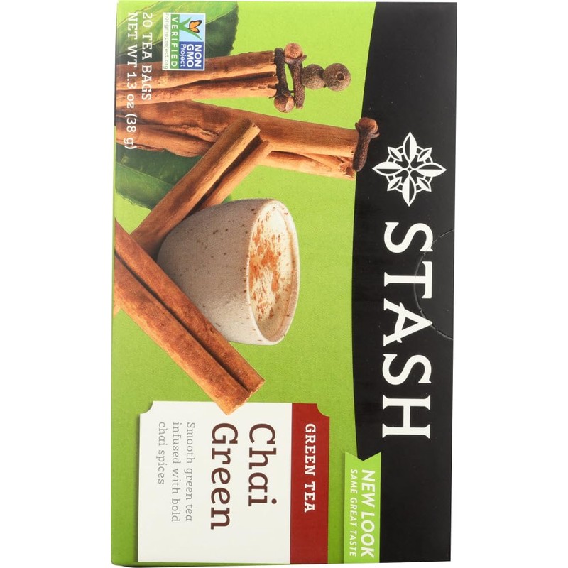 Stash Tea Chai Green Tea, 20 ct, 2 pk