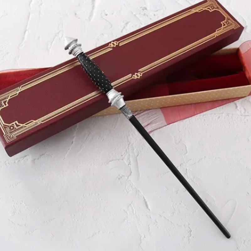 Wizard Wand 15in Length Wood Texture Durable PVC Resin Light