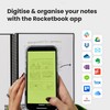 Rocketbook Fusion Reusable Undated Productivity Planner, Executive Size 15 cm