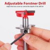 flintronic Forstner Drill Bit, 20mm Adjustable Positioning Drill Bit Set,