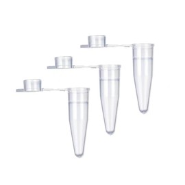 Microcentrifuge Tubes - 1000Pcs 0.2ml Polypropylene Graduated Microcentrifuge Tubes with Snap Cap
