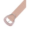 Elerevyo Women Woven Wide Stretch Belts, Straw Rattan Triangle Buckle