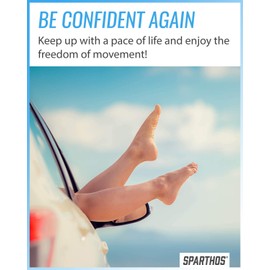 Sparthos Arch Support Sleeve - Plantar Fasciitis Compression Bands - Foot Arch Supports Sleeves, Womens Mens Shoes Socks - Planter Plantars Fascitis Faciatis - for Men and Women (Black-M)