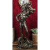 Large Cernunnos Statue 18"H Celtic Horned God Wiccan Figurine Maxine