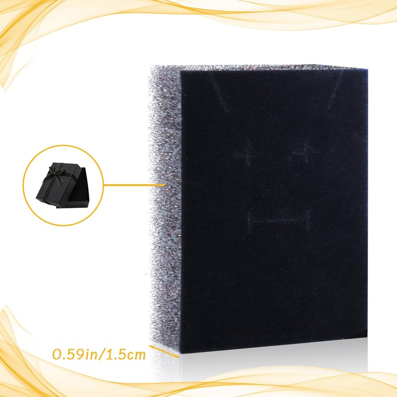 2Pcs Small Gift Boxes, 9x7x3cm Jewellery Gift Box with Lid