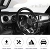 RT-TCZ Center Console Trim Cover Dashboard Control Panel Cover Decorative