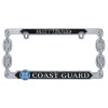 COAST GUARD RETIRED LOGO 3D CHROME USA MADE LICENSE PLATE