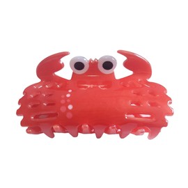 Red Crab Hair Clip,Acrylic Claw Clips,Hair Clips for Women