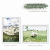Solid Wood 24x36 Poster Frame, White for Wall Mounting Display.