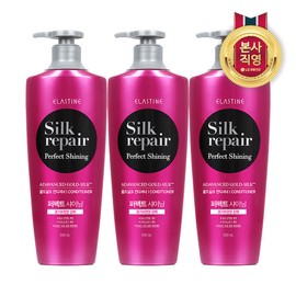 Elastine 엘라스틴 실크리페어 퍼펙트 샤이닝 골드실크 컨디셔너 550ml 3개 Elastin Silk Repair Perfect Shining Gold Silk Conditioner 550ml (3 packs)