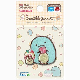 Irohaism SU352-SU40 Sumikko Gurashi Patch, Tokage Nissuri (Width x Height) 1.5 inches (3.7 cm) x Height 1.3 inches (3.4 cm)