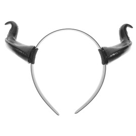 SAFIGLE 1Pc Ox Horn Hairband Prop Durable Imitation Horn Headpiece for Parties Festivals and Cosplay Unique Hair Accessory for All Ages Reusable Plastic Decor