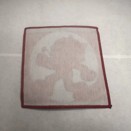 FELIX THE CAT, WHISTLING, RED BORDER, 4X4 INCHES, WOVEN PATCH