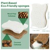 LILAC Natural Cellulose Sponges for Dishes - Ergonomic Non-Scratch Kitchen