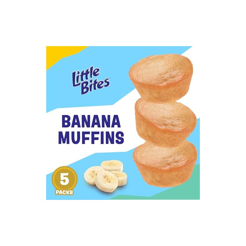 Little Bites Banana Muffins, 5 individual packs, (1.5 oz each),