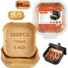 Parchment Paper for Air Fryer Liners Disposible-100pcs Air Fryer Disposable