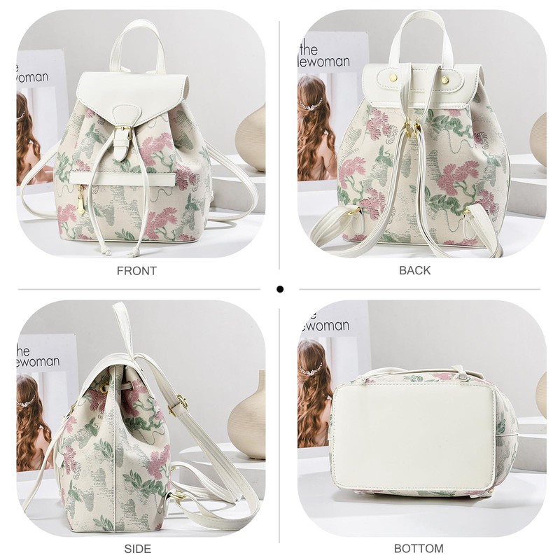 NICOLE & DORIS Fashion Mini Backpacks Women Backpack Flowers Small