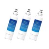 Three x Fridge Water Filters for Grundig SBS BEKO 4874960100