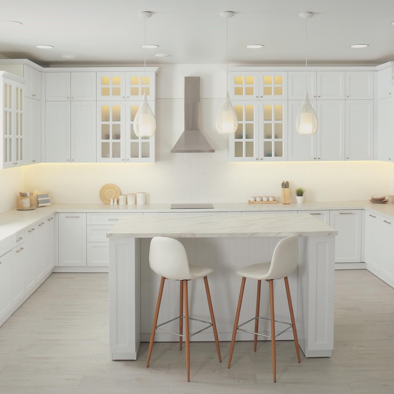 Armacost Lighting 34" White CCT Tunable Under Cabinet Lighting LED