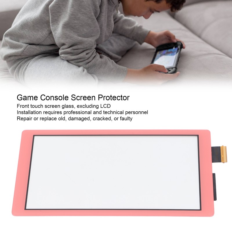 Touch Screen Glass for Switch Lite Replacement Front Outer Panel