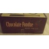 Chocolate Fondue Book and Kit