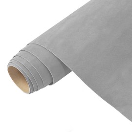 RadiantDecor Velvet Fabric Grey Felt Drawer Liner, Velvet Adhesive Sheets for Drawers and Jewelry Boxes, Peel and Stick Liner for DIY Crafts 14 x 79 inches