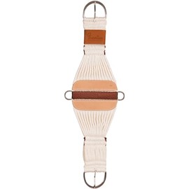 Cowboy Roper Cinches with Nylon Center and Leather Reinforced Bars