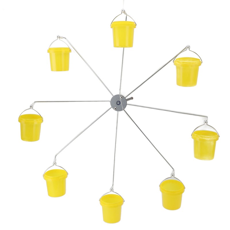 Ferris Wheel Bird Feeder Dynamic Design Endless Fun Outdoor Hanging