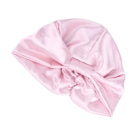FRCOLOR 1pc Elastic Sleeping Hair Turban Bonnet for Women Comfortable Satin Scarf for Hair Care Night Sleep and Makeup for Use Retains Moisture and Keeps Styles Fresh