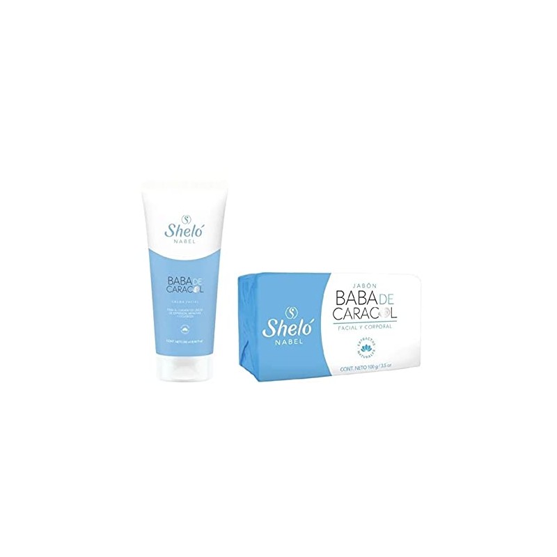Kit De Crema Facial Baba de Caracol con Jabón