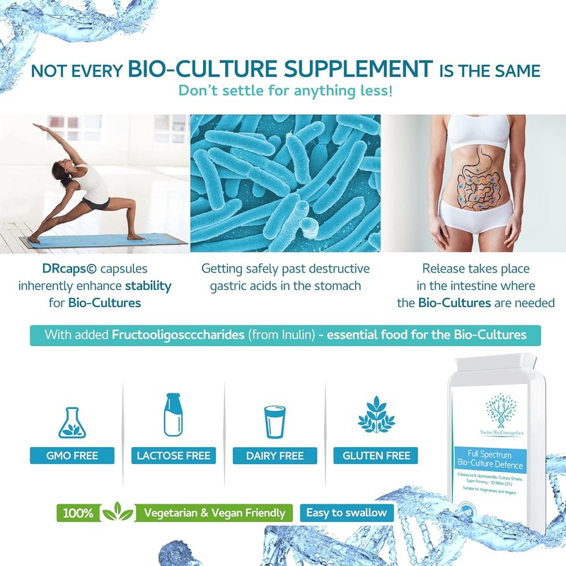 swiss bioenergetics Full Spectrum Bio-Culture Defence - 120 Capsules -