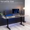 VIVO Clamp-On Universal Height Adjustable Ergonomic Computer Monitor and Laptop