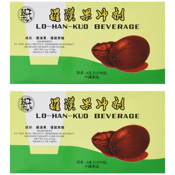 2 DOZEN (24 CUBES) LO HAN KUO BEVERAGE 6 OZ