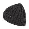 Jaxon & James Cable Knit Cuffed Beanie Hat - Dark