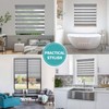 Joydeco Cordless Zebra Blinds for Windows, Dual Layer Light Control