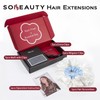 SOBEAUTY Clip in Hair Extensions, Real Human Hair Extensions, 100%